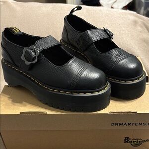 Dr. Martens Black Platform Shoes